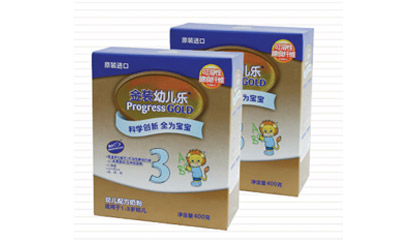 DZH-190B全自動(dòng)奶粉等袋裝類物品入盒封盒機(jī)樣品